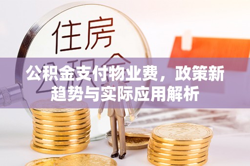 湖滨公积金支付物业费，政策新趋势与实际应用解析