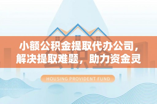 湖滨小额公积金提取代办公司，解决提取难题，助力资金灵活使用