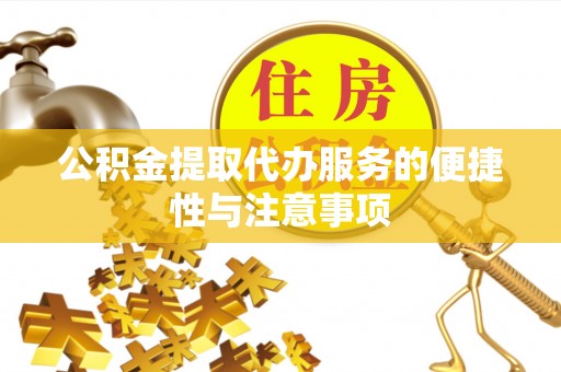 湖滨公积金提取代办服务的便捷性与注意事项