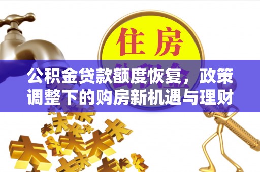 湖滨公积金贷款额度恢复，政策调整下的购房新机遇与理财规划