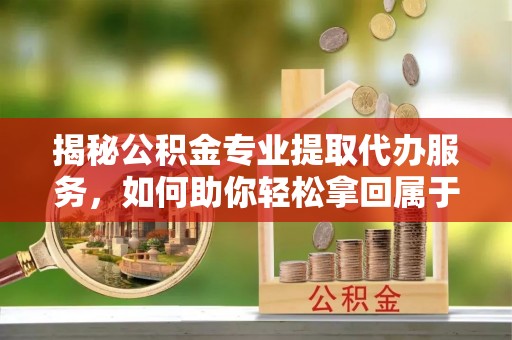 湖滨揭秘公积金专业提取代办服务，如何助你轻松拿回属于你的资金