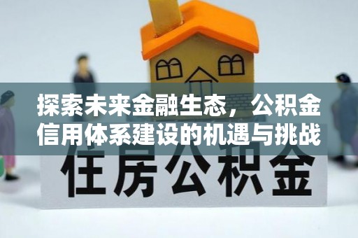 湖滨探索未来金融生态，公积金信用体系建设的机遇与挑战
