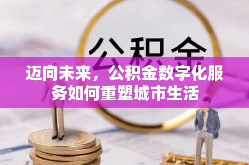 湖滨迈向未来，公积金数字化服务如何重塑城市生活