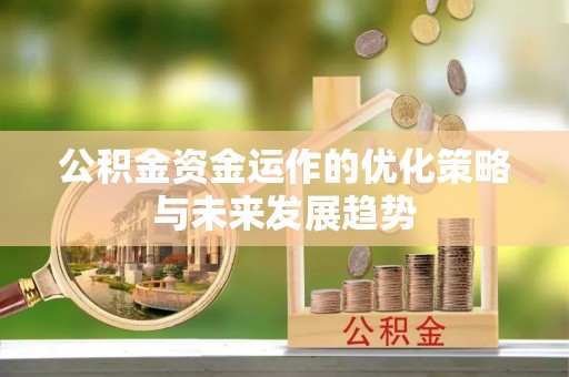 湖滨公积金资金运作的优化策略与未来发展趋势