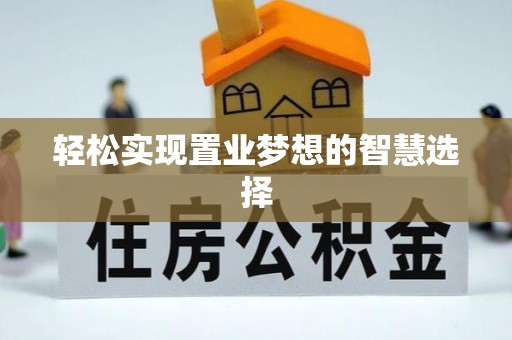 湖滨轻松实现置业梦想的智慧选择