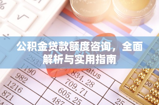 湖滨公积金贷款额度咨询，全面解析与实用指南