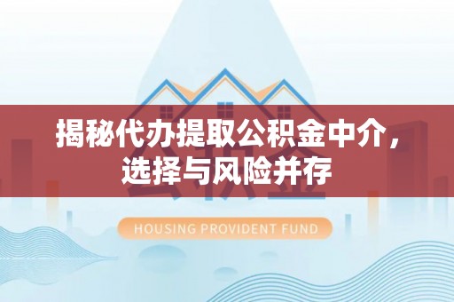 湖滨揭秘代办提取公积金中介，选择与风险并存