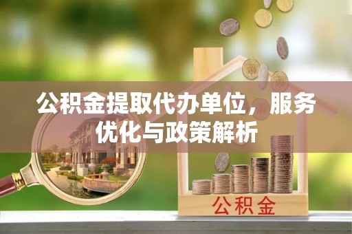 湖滨公积金提取代办单位，服务优化与政策解析