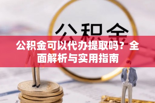 湖滨公积金可以代办提取吗？全面解析与实用指南