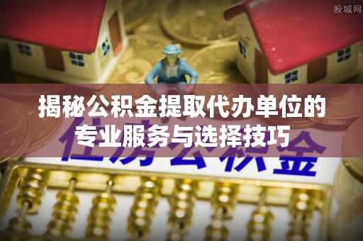湖滨揭秘公积金提取代办单位的专业服务与选择技巧