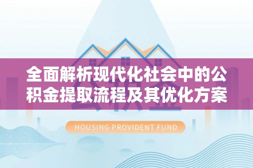 湖滨全面解析现代化社会中的公积金提取流程及其优化方案