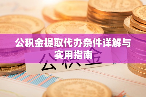 湖滨公积金提取代办条件详解与实用指南