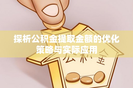 湖滨探析公积金提取金额的优化策略与实际应用