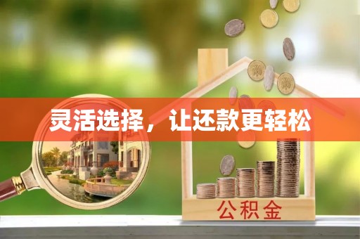湖滨灵活选择，让还款更轻松