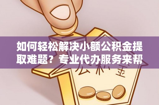 湖滨如何轻松解决小额公积金提取难题？专业代办服务来帮忙