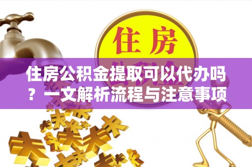 湖滨住房公积金提取可以代办吗？一文解析流程与注意事项