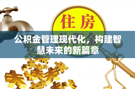 湖滨公积金管理现代化，构建智慧未来的新篇章