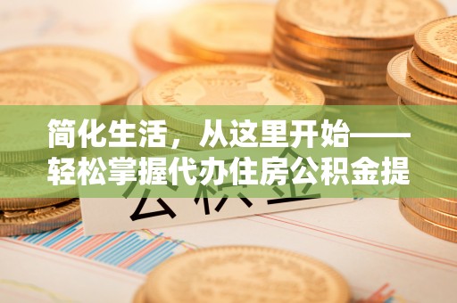 湖滨简化生活，从这里开始——轻松掌握代办住房公积金提取全流程