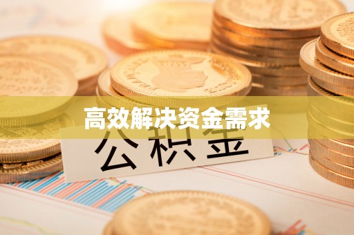 湖滨高效解决资金需求