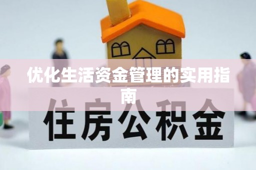 湖滨优化生活资金管理的实用指南