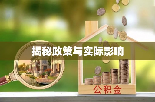 湖滨揭秘政策与实际影响