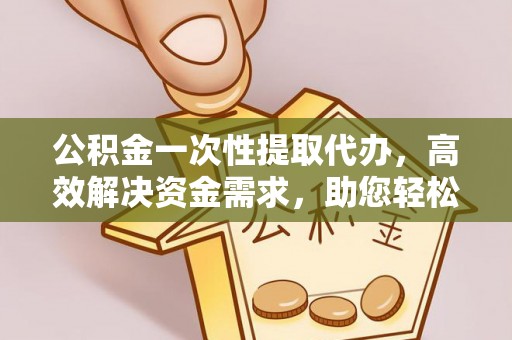湖滨公积金一次性提取代办，高效解决资金需求，助您轻松应对生活难题