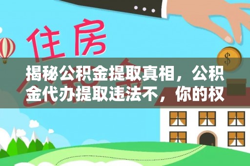 湖滨揭秘公积金提取真相，公积金代办提取违法不，你的权益如何保障？