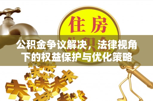 湖滨公积金争议解决，法律视角下的权益保护与优化策略
