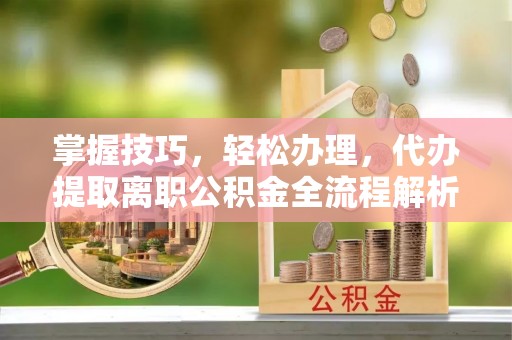 湖滨掌握技巧，轻松办理，代办提取离职公积金全流程解析