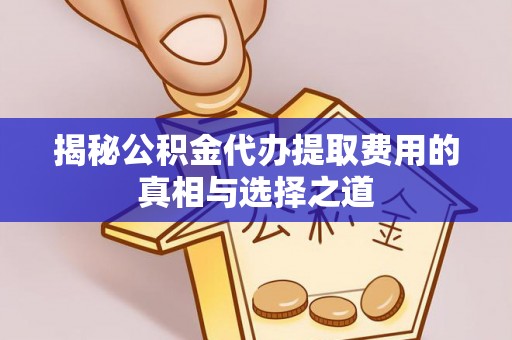 湖滨揭秘公积金代办提取费用的真相与选择之道