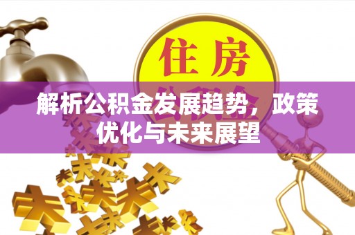 湖滨解析公积金发展趋势，政策优化与未来展望