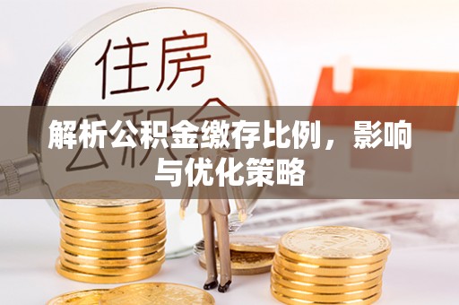 湖滨解析公积金缴存比例，影响与优化策略