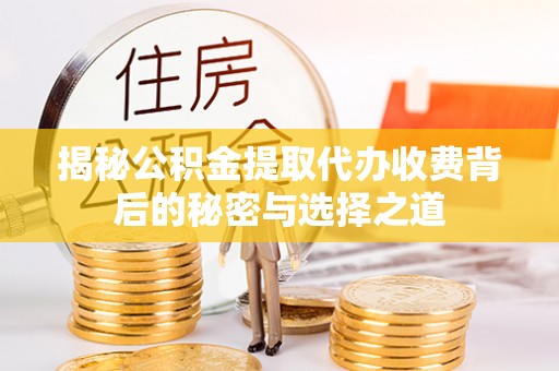 湖滨揭秘公积金提取代办收费背后的秘密与选择之道