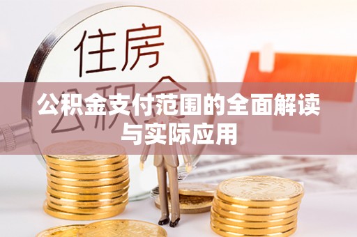 湖滨公积金支付范围的全面解读与实际应用