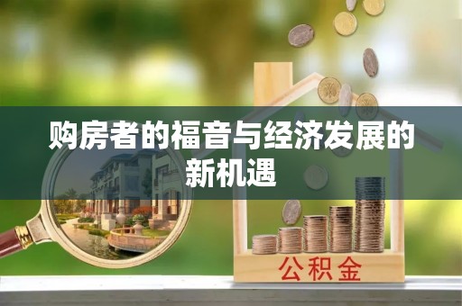 湖滨购房者的福音与经济发展的新机遇