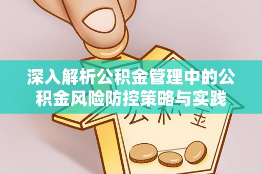 湖滨深入解析公积金管理中的公积金风险防控策略与实践