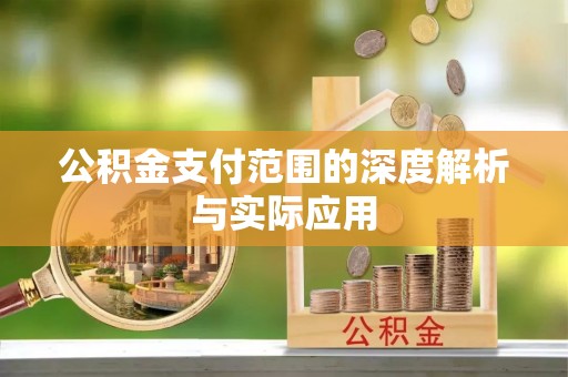 湖滨公积金支付范围的深度解析与实际应用