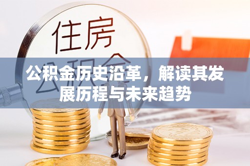 湖滨公积金历史沿革，解读其发展历程与未来趋势