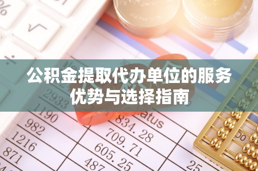 湖滨公积金提取代办单位的服务优势与选择指南