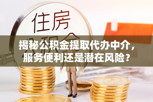 湖滨揭秘公积金提取代办中介，服务便利还是潜在风险？