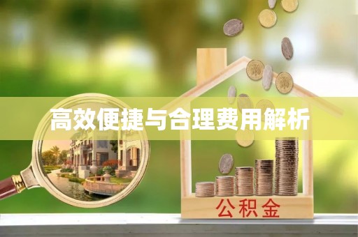 湖滨高效便捷与合理费用解析