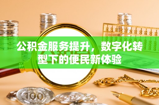 湖滨公积金服务提升，数字化转型下的便民新体验