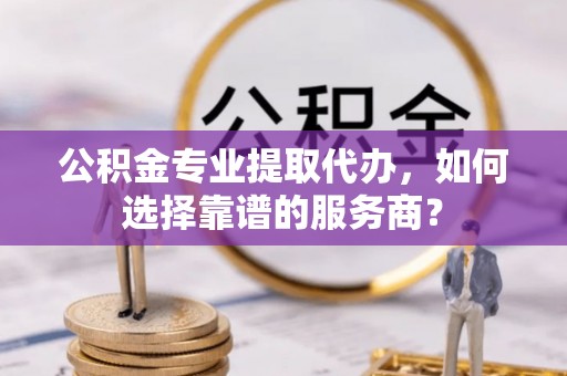 湖滨公积金专业提取代办，如何选择靠谱的服务商？