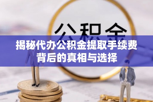 湖滨揭秘代办公积金提取手续费背后的真相与选择