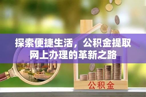 湖滨探索便捷生活，公积金提取网上办理的革新之路